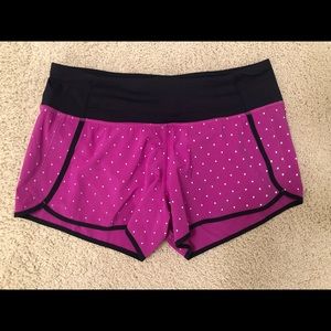 Lululemon run times reflective shorts size 8